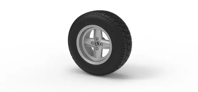 Rear wheel of BriSCA Formula 2 Stock Car Scale 1:25 — Фото 7 из 12