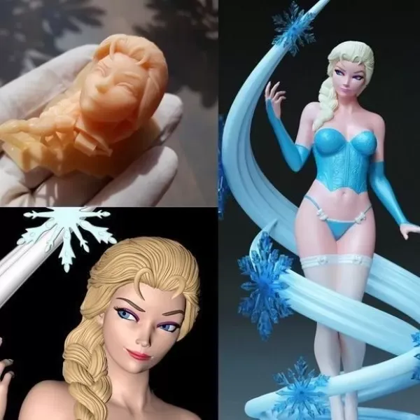 Onicron Ice Princess - 3D Printed Figure — Фото 2 из 5