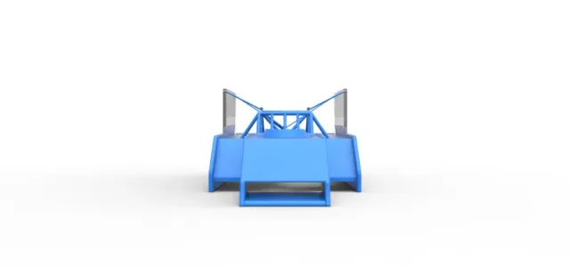 Shell of Outlaw Figure 8 Modified stock car Scale 1:25 — Image 5 of 22