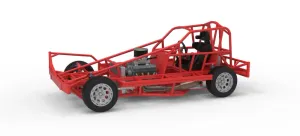 BriSCA Formula 1 Stock Car Base for Dirt Version 2 Scale 1:25