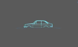 Ford - Escort MK2 RS 1800 Wall Art