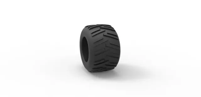 Diecast old school pulling truck tire 3 Scale 1:25 — Image 8 of 9