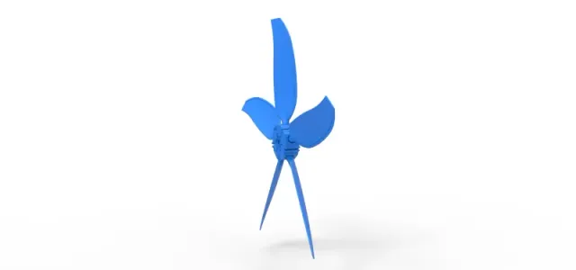 5 Blade Propeller of Drag racing Airboat Scale 1:25 — Фото 3 из 8