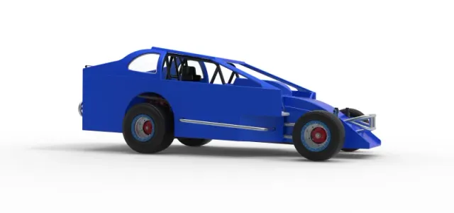 Northeast Dirt Modified stock car Version 2 Scale 1:25 — Фото 25 из 30