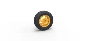 Car wheel 10 Scale 1:25