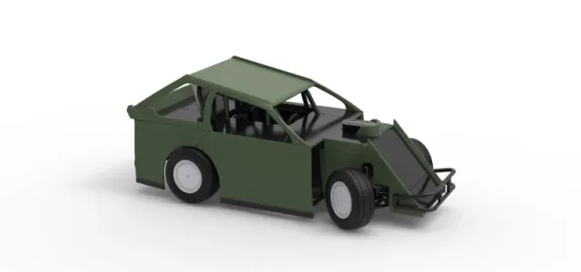 Mod Lite Race car while turning Version 2 Scale 1:25 — Фото 24 из 28