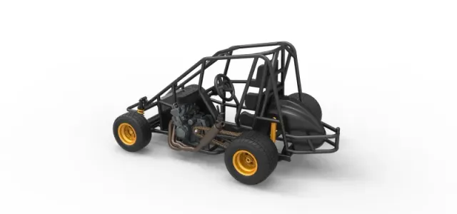 600 Micro sprint car Base Scale 1:25 — Image 12 of 31