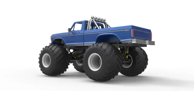 Diecast vintage Monster Truck Scale 1:25 — Фото 13 из 25
