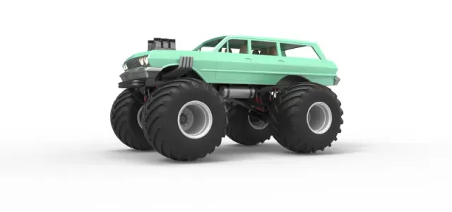 Vintage Monster Truck Scale 1:25 — Фото 2 из 21