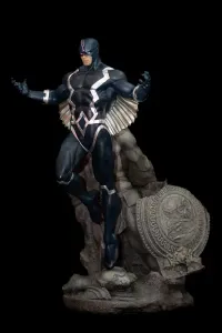 Black Bolt Statue Super Hero Print Model 3D STL