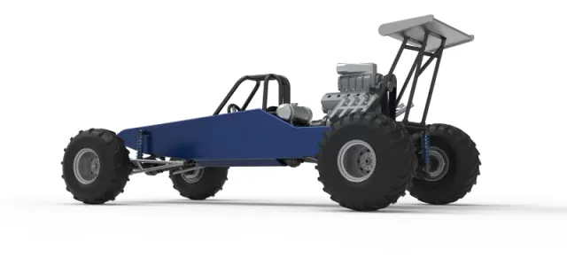Vintage Mud dragster Scale 1:25 — Фото 13 из 26