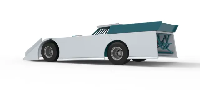 Wedge Dirt Late model Scale 1:25 — Фото 13 из 30