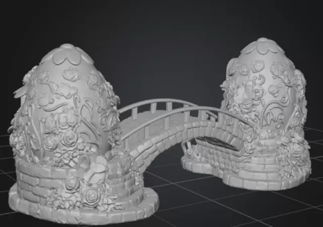 Eggbridge – Fantasy Easter Egg Bridge | 3D Printable — Фото 10 из 12