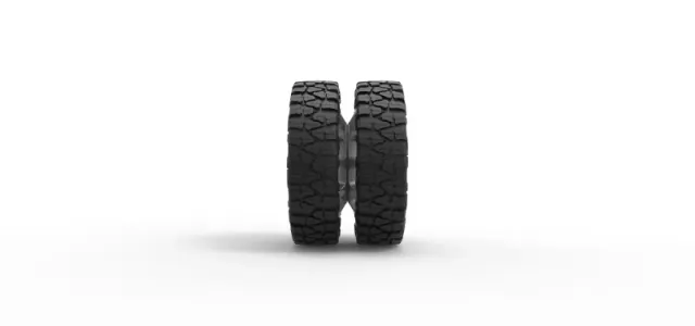 Diecast Rear semi wheel for pickup Version 3 Scale 1:25 — Фото 4 из 12