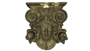 Architecture Detail with Woman Head
