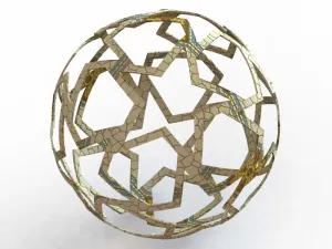 Wireframe Shape Geometric Finale Ball