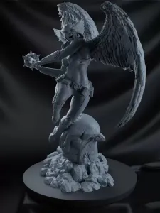 Hawkwoman Collectible Figurine - 3D Printed Model