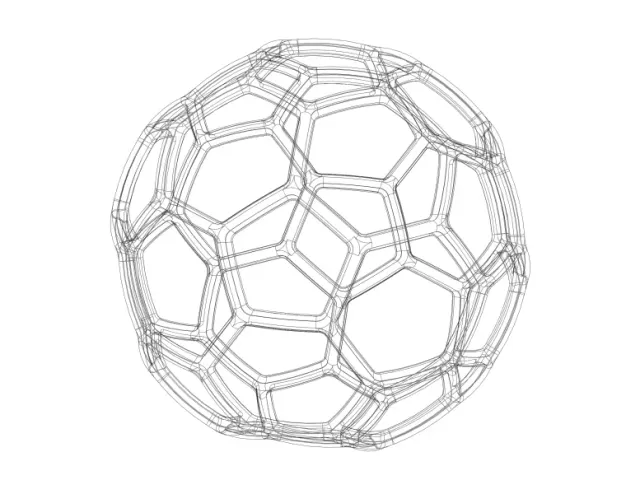 Wireframe Shape Geometric Soccer Ball — Фото 5 из 7