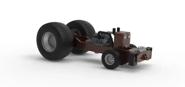 Pro Stock Pulling Tractor Base Scale 1:25 — Image 15 of 18
