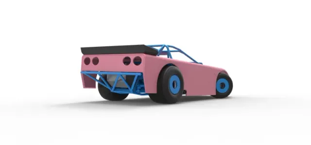 New Zealand Super Saloon race car while turning V2 Scale 1:25 — Фото 19 из 31