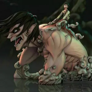 Attack on Titan 3D model pint3D