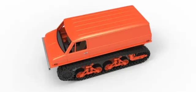 Vintage Monster tank Version 3 Scale 1:25 — Image 4 of 31