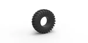 Diecast offroad tire 35 Scale 1 to 25