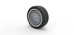 Diecast wire wheel 2 Scale 1 to 10
