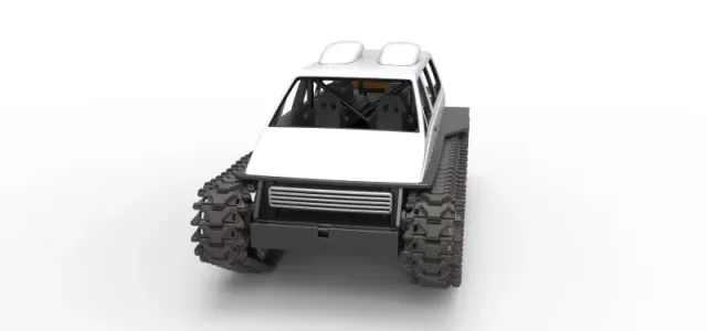 Vintage Monster tank Version 6 Scale 1:25 — Image 5 of 30