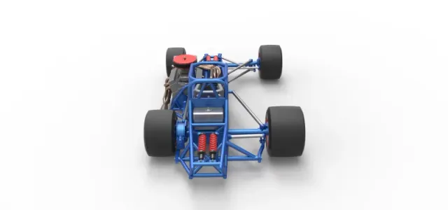 Supermodified front engine race car Base Version 4 Scale 1:25 — Image 17 of 30
