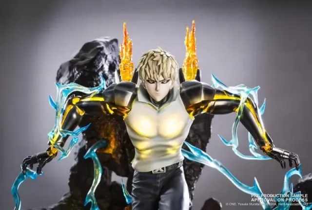 One Punch Man Genos Genuine GK Figure Print Model 3D STL — Фото 8 из 10