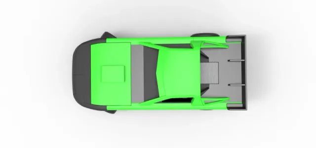 New Zealand Super Saloon race car while turning Scale 1:25 — Фото 11 из 31