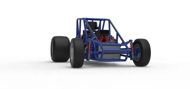 Dirt Silver Crown Car Base Scale 1:25 — Фото 27 из 30