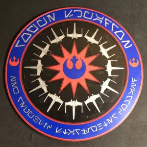 Rogue Squadron Unit Patch Wall Plaque