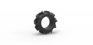 Diecast offroad tire 9 Scale 1 to 25