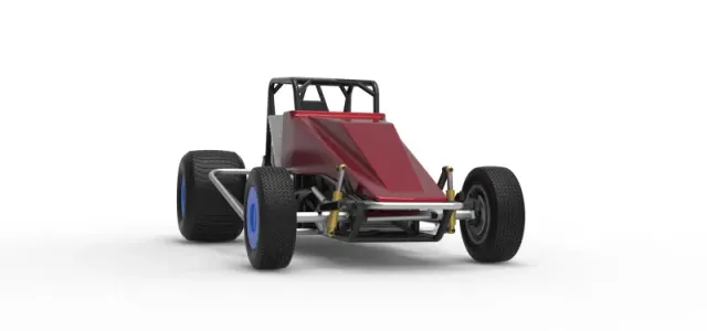 Vintage Dirt Silver Crown Car Scale 1:25 — Image 27 of 30
