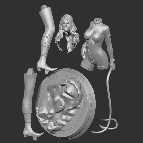 Feline Femme Fatale 3D Print Model — Фото 6 из 6
