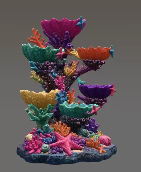 Colorful Coral Reef Tree Organizer STL File for 3D Print — Фото 12 из 17