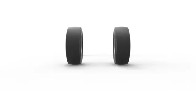 Wheel set of Vintage Front engine dragster Scale 1:25 — Фото 9 из 11