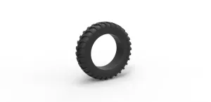 Diecast military tire 5 Scale 1 to 10