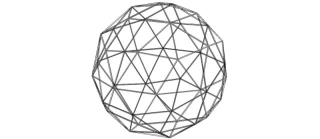 Wireframe Shape Geodesic Polyhedron Sphere — Фото 3 из 8
