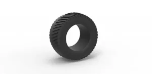 Diecast pulling tractor rear tire Scale 1 to 25
