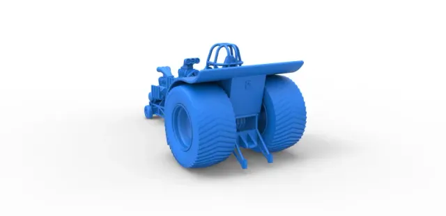 Diecast Pulling tractor with 2 engines V8 Version 4 Scale 1:25 — Фото 23 из 31