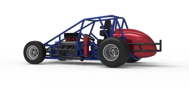 Dirt Silver Crown Car Base Scale 1:25 — Фото 13 из 30