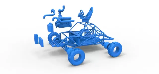 Uphill Sand Racing Dragster Base Scale 1:25 — Фото 26 из 29