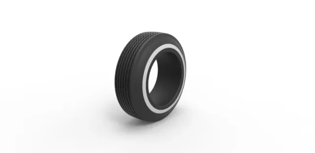 Diecast lowrider tire 3 Scale 1 to 25 — Image 2 of 15