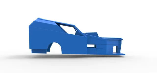 Shell of Vintage Dirt Modified stock car Version 7 Scale 1:25 — Фото 14 из 28
