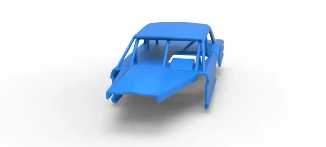 Shell of Vintage Asphalt Modified stock car V11 Scale 1:25 — Image 4 of 25