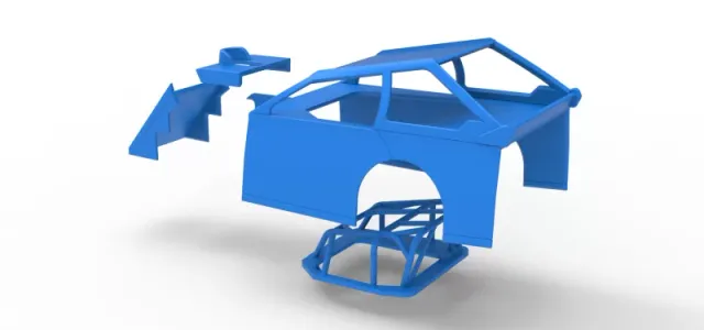 Shell of Mod Lite Race car Version 2 Scale 1:25 — Фото 20 из 20