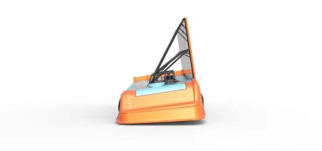 Super Dirt Late model with side wing while turning Scale 1:25 — Image 7 of 31